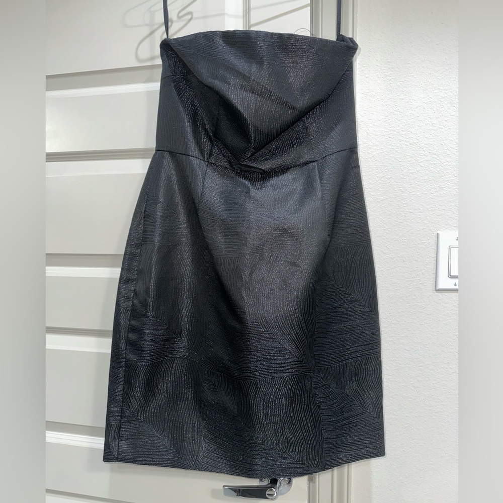 Banana Republic Strapless Dress Black Size 10 NWT Banana Republic Monogram LBD